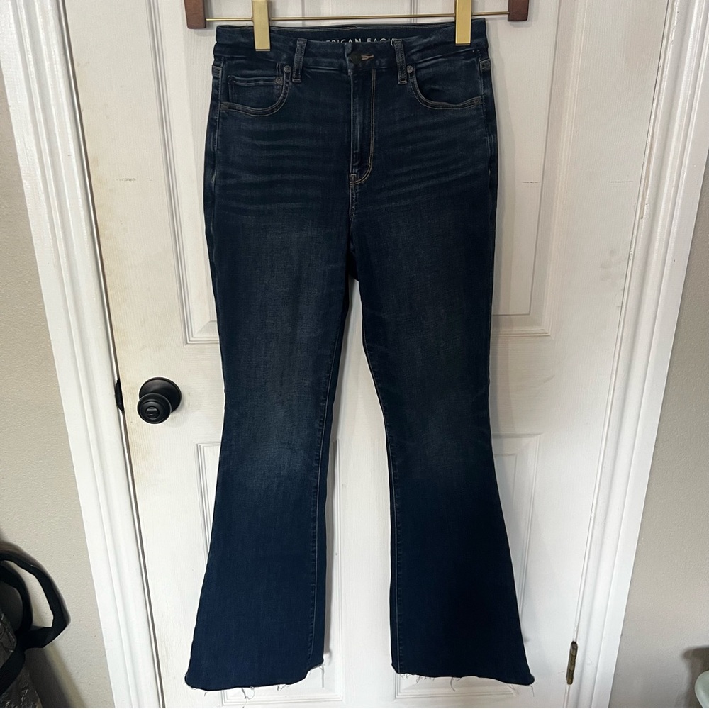American Eagle Outfitters Midnight Blue Flare Jeans